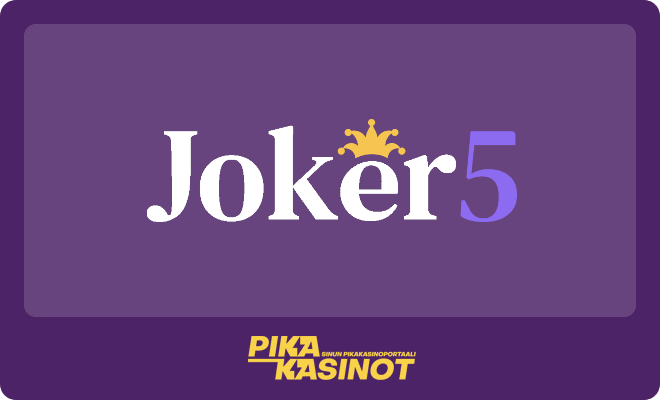 Lue Joker5 kasino arvostelu ja lunasta bonus bonuskoodilla.