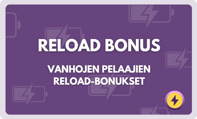 Reload bonus nettikasinoilla.