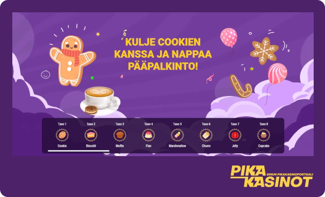 CookieCasino kampanjat tarjoavat hyviä etuja.