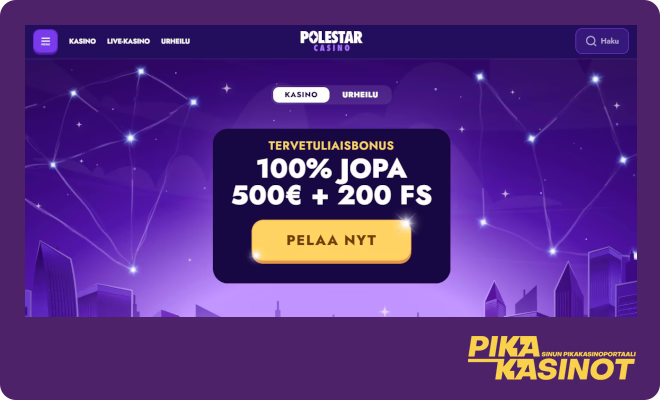 Hanki Polestar Casino kokemuksia pikana.