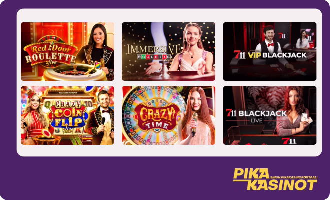 711Casino pelit sisältävät miljoonien jättipotteja.