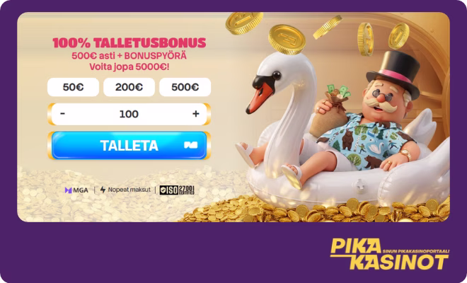 Hanki Fyrkka kasino kokemuksia pikatalletuksella.