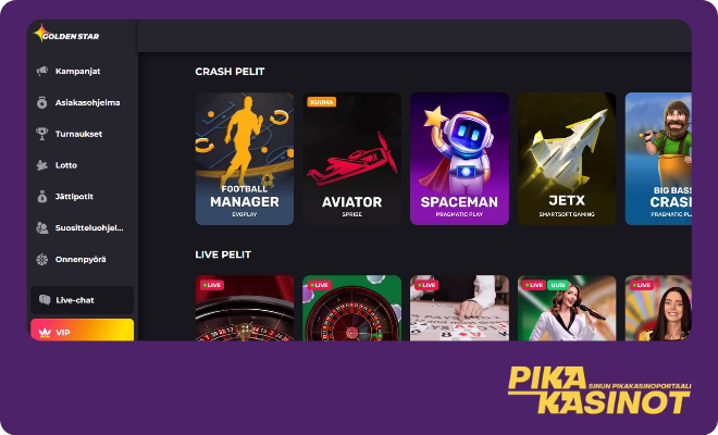 Hanki omia Golden Star Casino kokemuksia rekisteröinnin jälkeen.