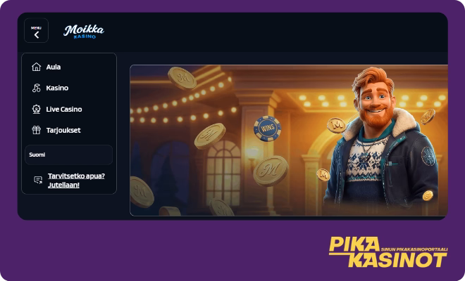 Hanki omia Moikka Casino kokemuksia pikana.